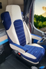 Premium-Sitzbezüge nach Maß für Mercedes Actros und Pro Cabin (Klappbarer Beifahrersitz) 7