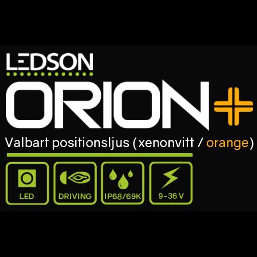 LEDSON Orion+ 33490425 10 LED Zusatzscheinwerfer mit Positionslicht  Fernlicht